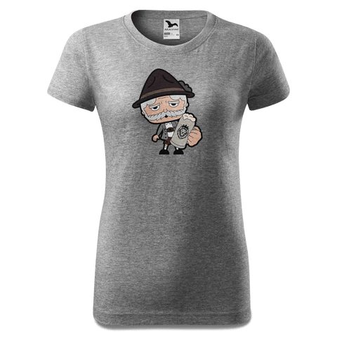 Da Oid Sinzer Bier T Shirt Damen Grau Meliert Schlossberg Front Da Oid Sinzer Bier T Shirt Damen Grau Meliert Schlossberg Front
