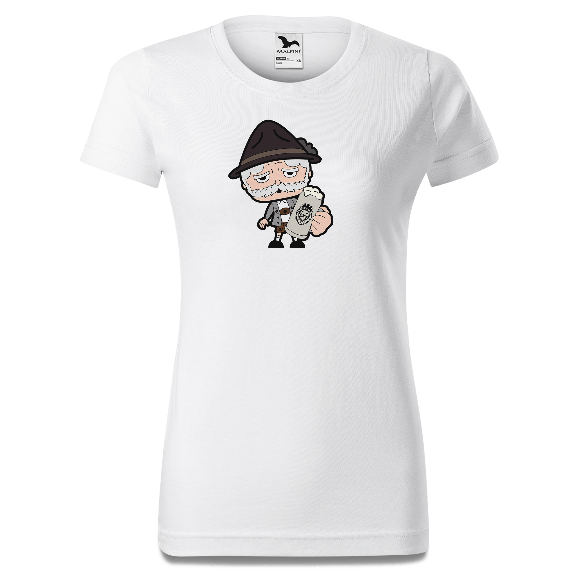 Da Oid Sinzer Bier T Shirt Damen Weiss Gehering Front Da Oid Sinzer Bier T Shirt Damen Weiss Gehering Front