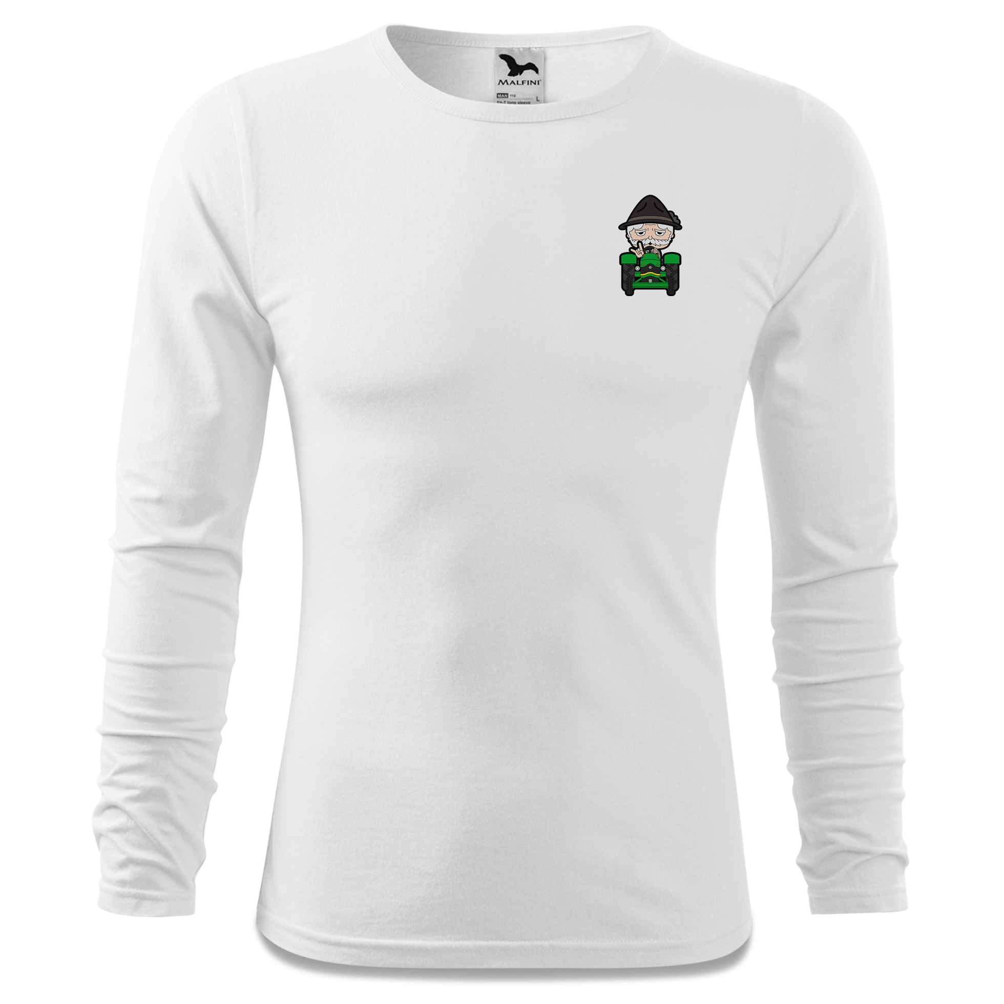 Da Oid Sinzer Bulldog Longsleeve Fitted Herren Weiss Kohlhaufmuehle Front Da Oid Sinzer Bulldog Longsleeve Fitted Herren Weiss Kohlhaufmuehle Front