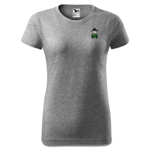 Da Oid Sinzer Bulldog T Shirt Damen Grau Meliert Eichbichl Front Da Oid Sinzer Bulldog T Shirt Damen Grau Meliert Eichbichl Front