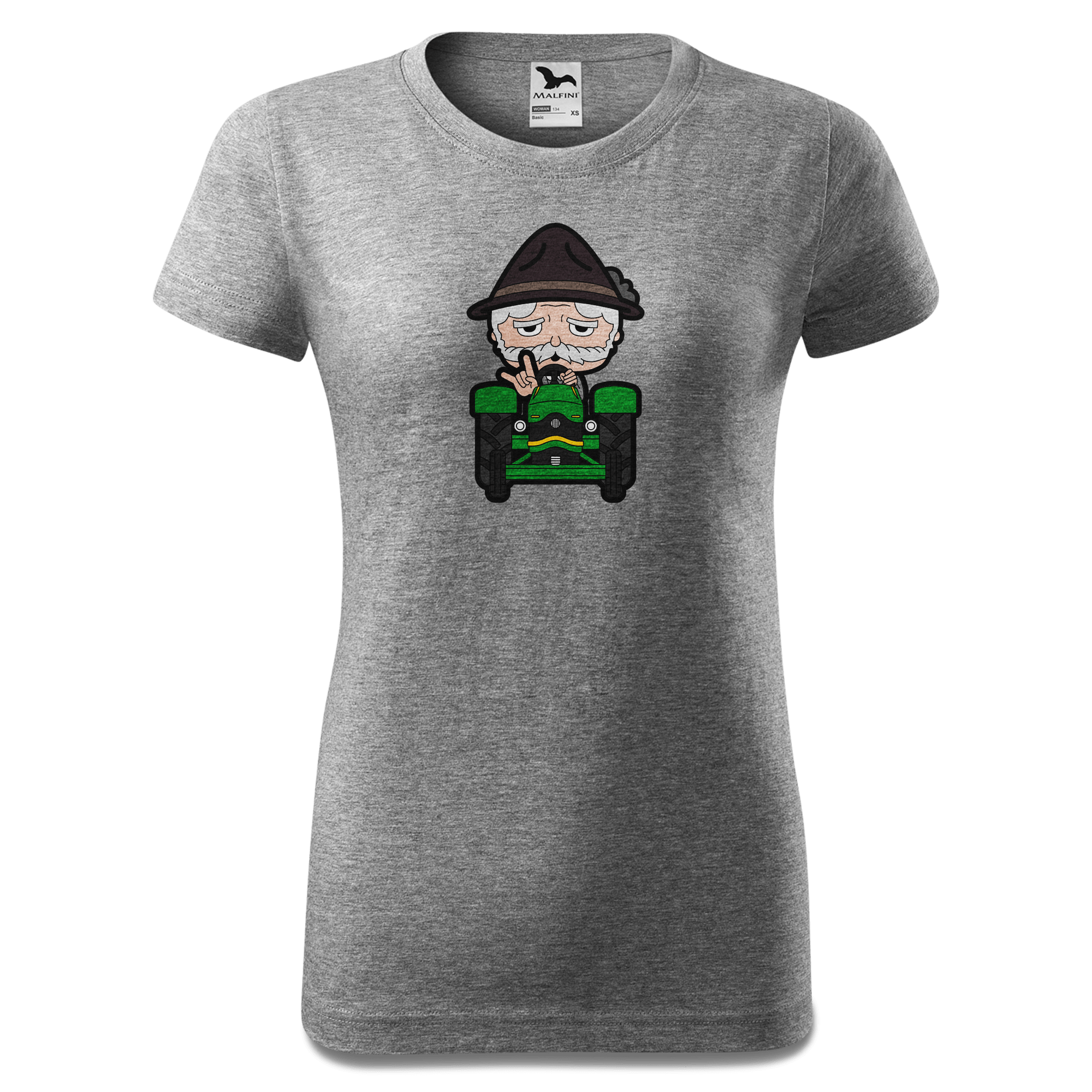 Da Oid Sinzer Bulldog T Shirt Damen Grau Meliert Schlossberg Front Da Oid Sinzer Bulldog T Shirt Damen Grau Meliert Schlossberg Front