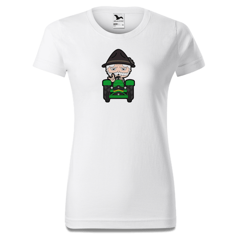 Da Oid Sinzer Bulldog T Shirt Damen Weiss Gehering Front Da Oid Sinzer Bulldog T Shirt Damen Weiss Gehering Front