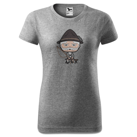Da Oid Sinzer Goaƒlschnoizer T Shirt Damen Grau Meliert Schlossberg Front Da Oid Sinzer Goaƒlschnoizer T Shirt Damen Grau Meliert Schlossberg Front