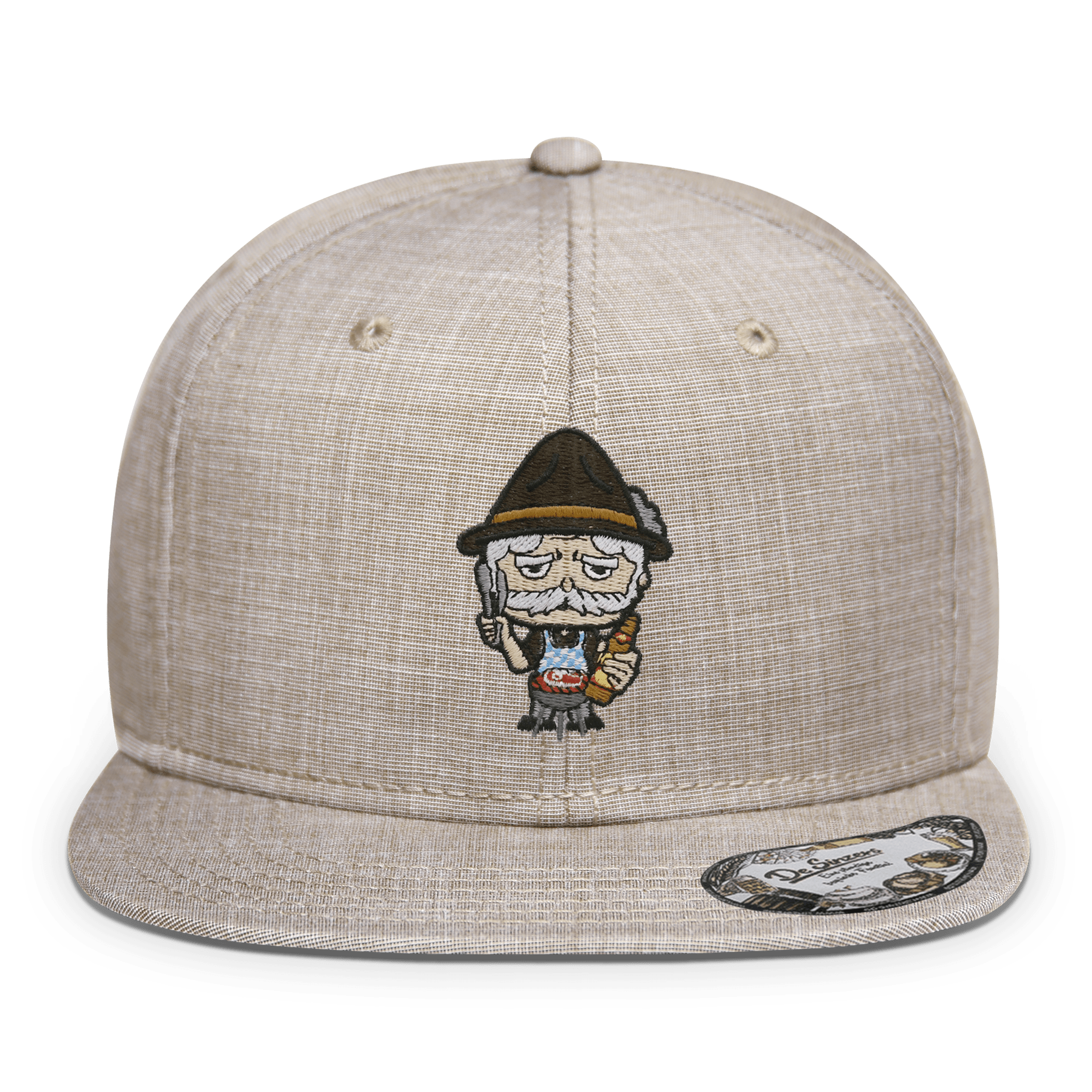 Da Oid Sinzer Griller Cap Erwachsene Beige Meliert Eitzing Front Da Oid Sinzer Griller Cap Erwachsene Beige Meliert Eitzing Front
