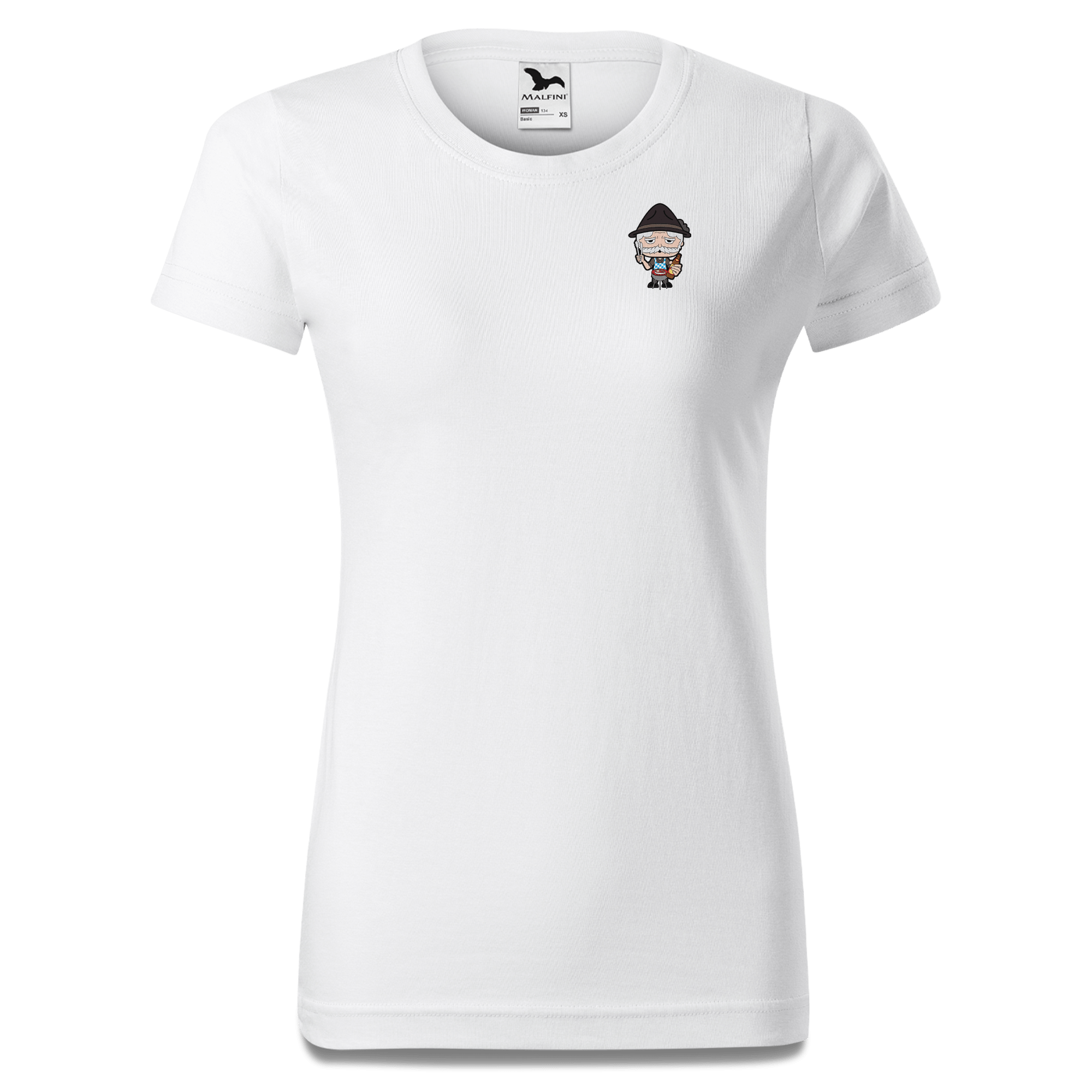 Da Oid Sinzer Griller T Shirt Damen Weiss Kragling Front Da Oid Sinzer Griller T Shirt Damen Weiss Kragling Front