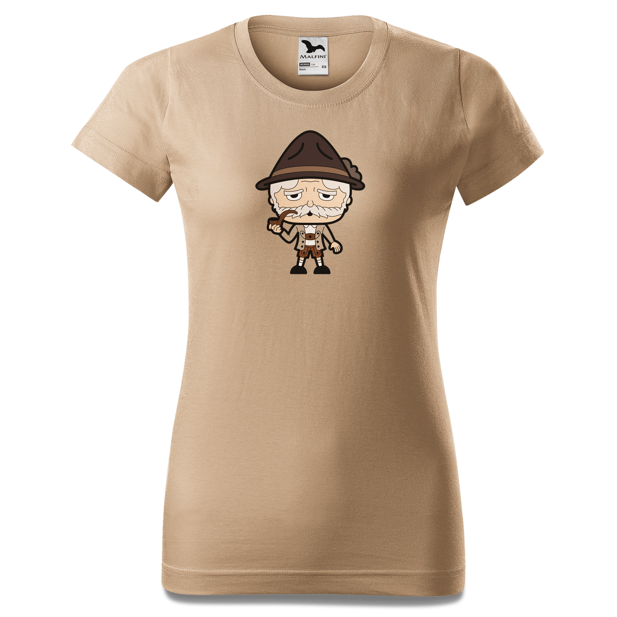 Da Oid Sinzer Grundfiguren T Shirt Damen Sand Entleiten Front Da Oid Sinzer Grundfiguren T Shirt Damen Sand Entleiten Front