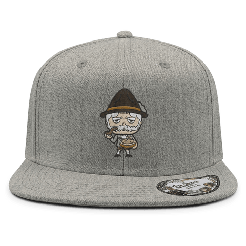 Da Oid Sinzer Leberkassemmel Cap Erwachsene Grau Meliert Sims Front Da Oid Sinzer Leberkassemmel Cap Erwachsene Grau Meliert Sims Front