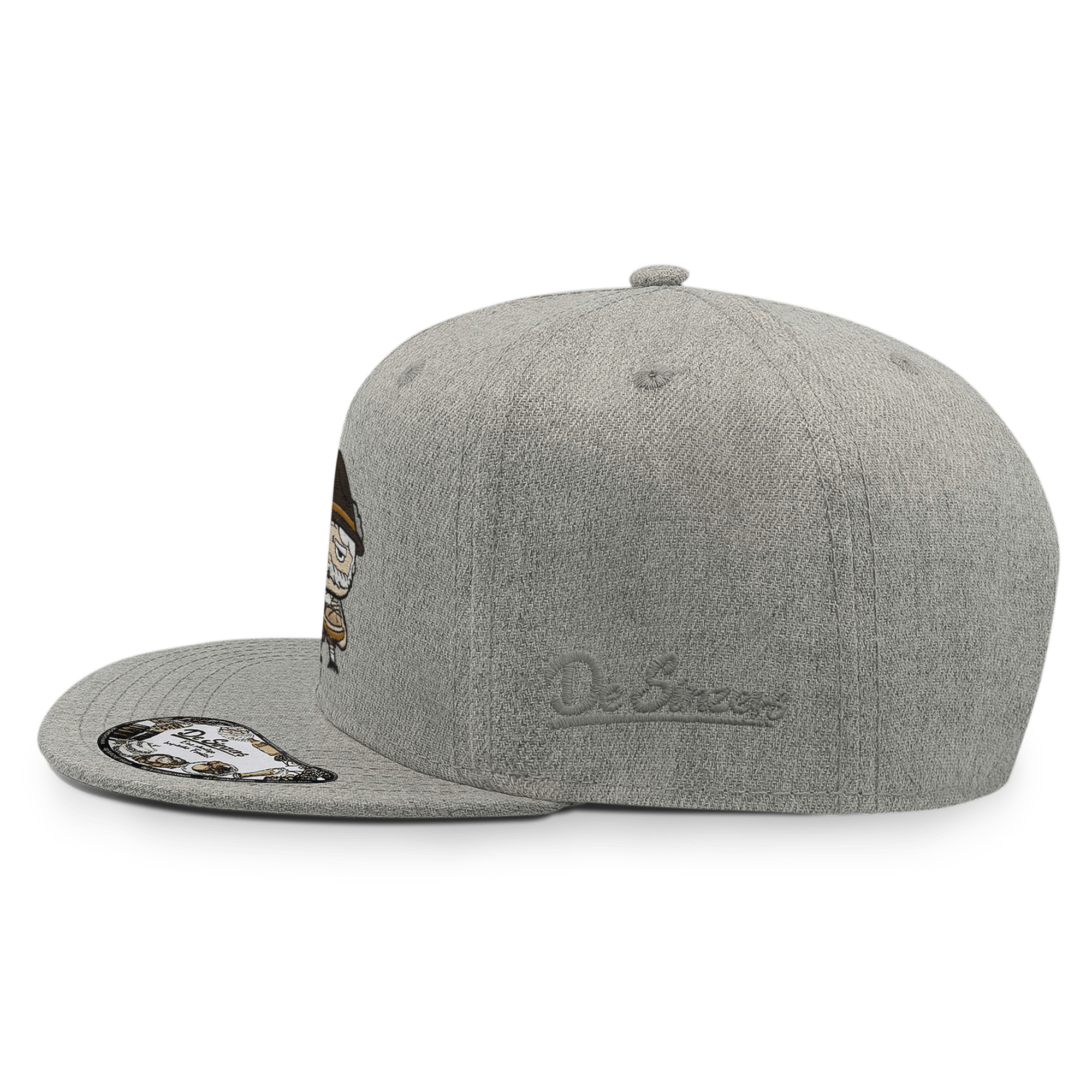 Da Oid Sinzer Leberkassemmel Cap Erwachsene Grau Meliert Sims Side A Da Oid Sinzer Leberkassemmel Cap Erwachsene Grau Meliert Sims Side A