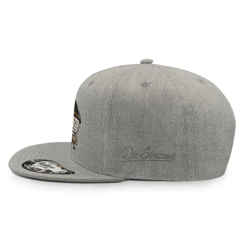 Da Oid Sinzer Leberkassemmel Cap Erwachsene Grau Meliert Sims Side A Da Oid Sinzer Leberkassemmel Cap Erwachsene Grau Meliert Sims Side A