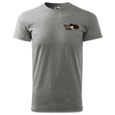 Da Oid Sinzer Pferdegespann T Shirt Herren Grau Meliert Hofleiten Front