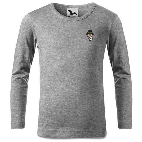 Da Sinzer Musikinstrumente Longsleeve Kinder Grau Meliert Weinberg Front Da Sinzer Musikinstrumente Longsleeve Kinder Grau Meliert Weinberg Front