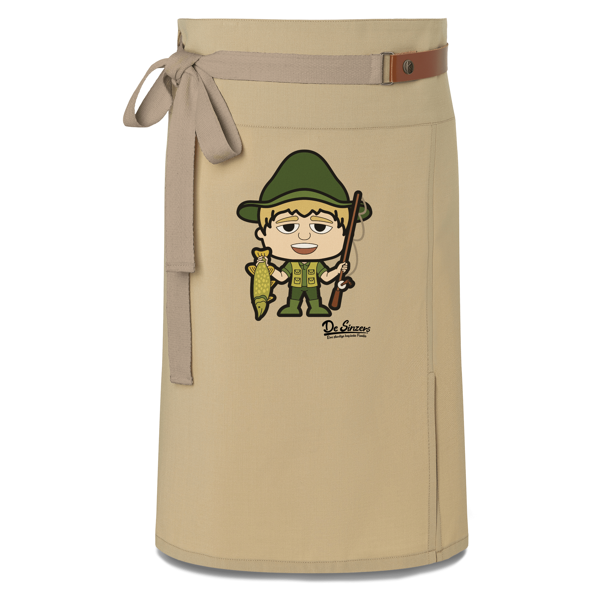 Da Jung Sinzer Angler Schuerze Vorbinder Sand Nendlberg Front