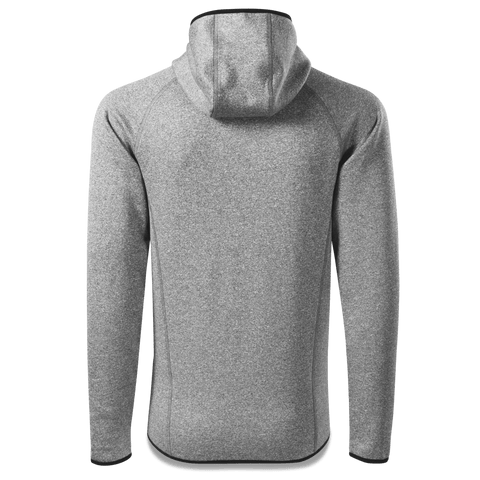 Da Jung Sinzer Angler Stretch Fleece Herren Grau Meliert Oed Back