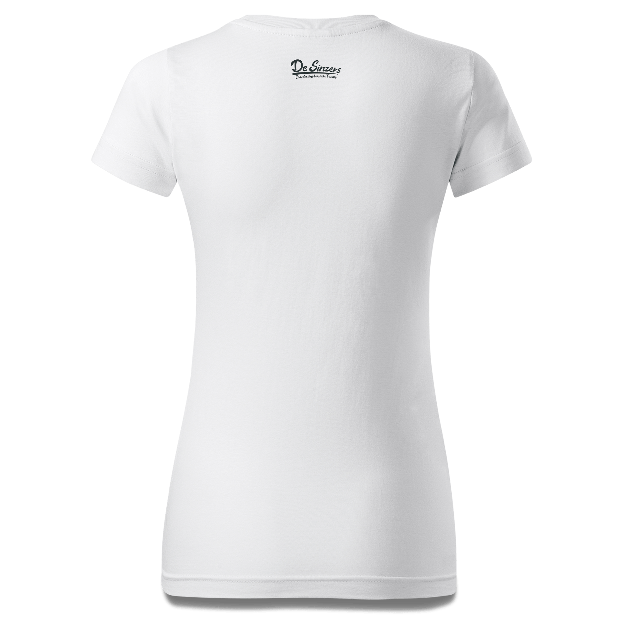 Da Jung Sinzer Angler T Shirt Damen Weiss Gehering Back