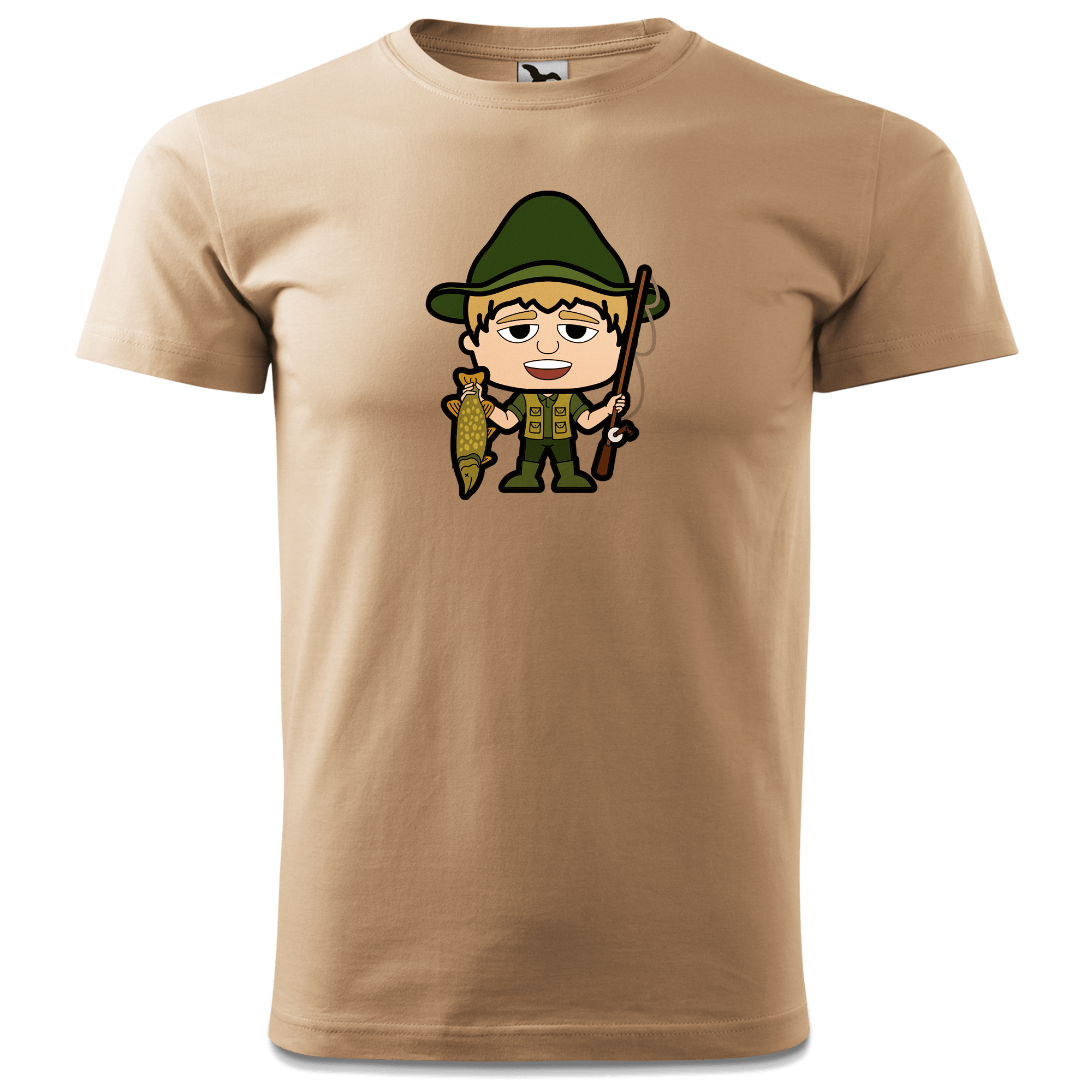 Da Jung Sinzer Angler T Shirt Herren Sand Hofmuehle Front
