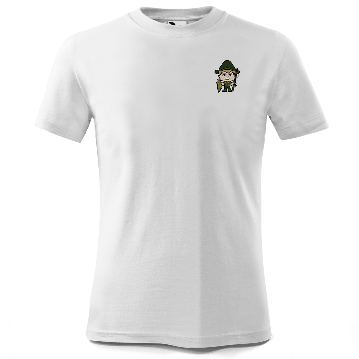 Da Jung Sinzer Angler T Shirt Kinder Weiss Wendlerweg Front