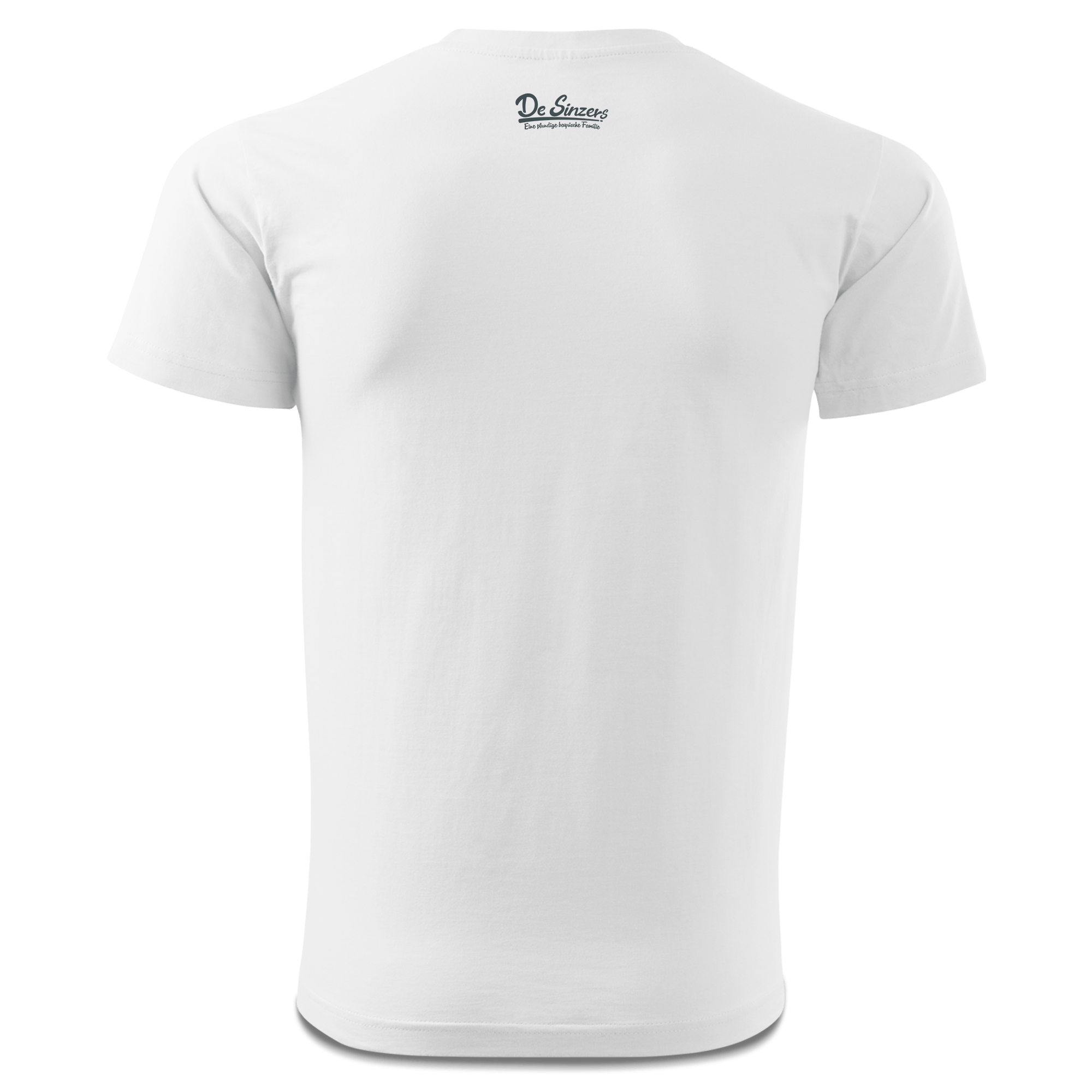 Da Jung Sinzer Baggerfahrer T Shirt Herren Weiss Landl Back