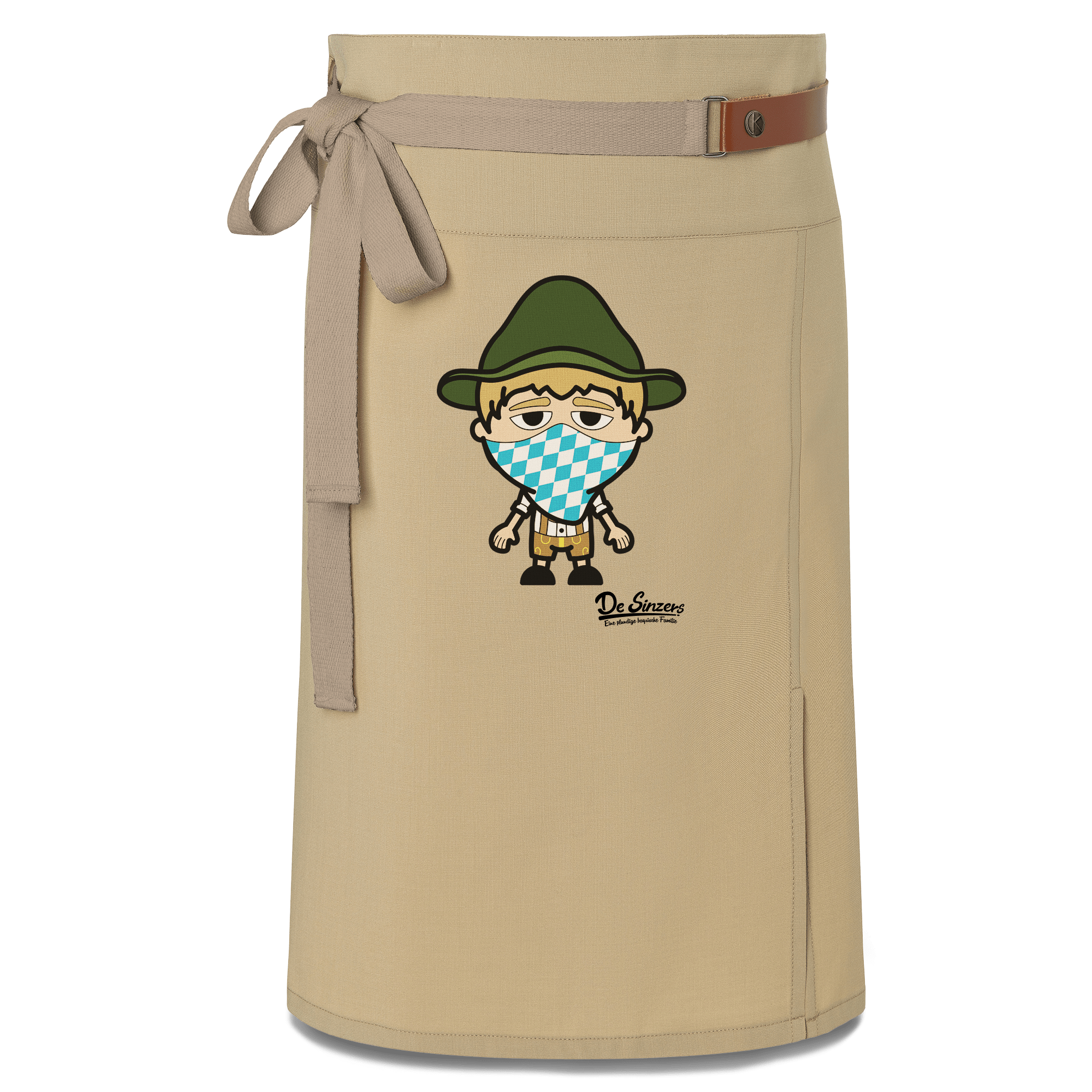 Da Jung Sinzer Bayrisches Mundtuch Schuerze Vorbinder Sand Nendlberg Front