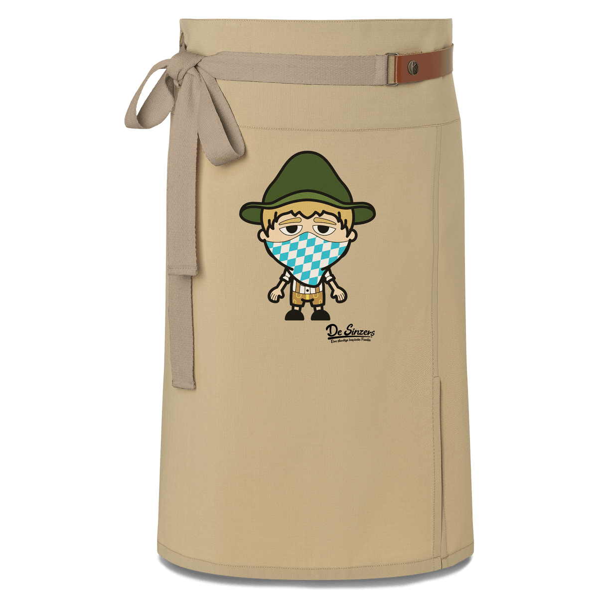 Da Jung Sinzer Bayrisches Mundtuch Schuerze Vorbinder Sand Nendlberg Front