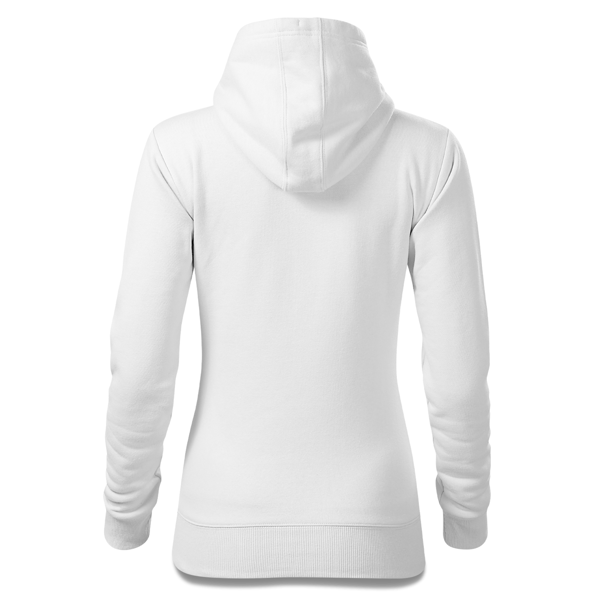 Da Jung Sinzer Bayrisches Mundtuch Sweatshirt Hoody Damen Weiss Eckenholz Back