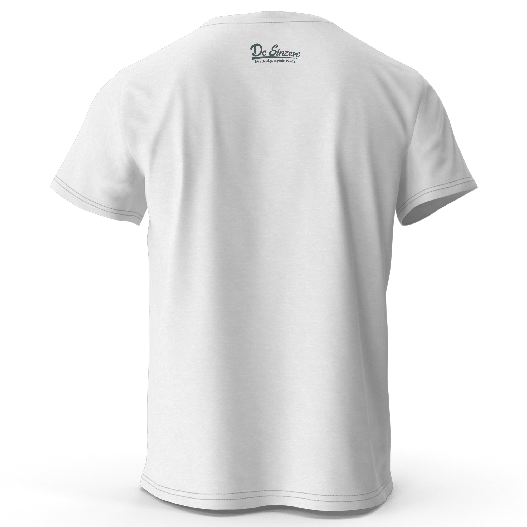 Da Jung Sinzer Bayrisches Mundtuch T Shirt Kinder Weiss Seilbahnweg Back