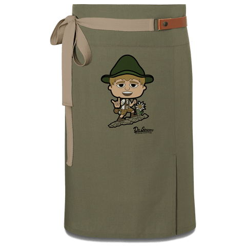 Da Jung Sinzer Bergsteiger Schuerze Vorbinder Gruen Langhausen Front