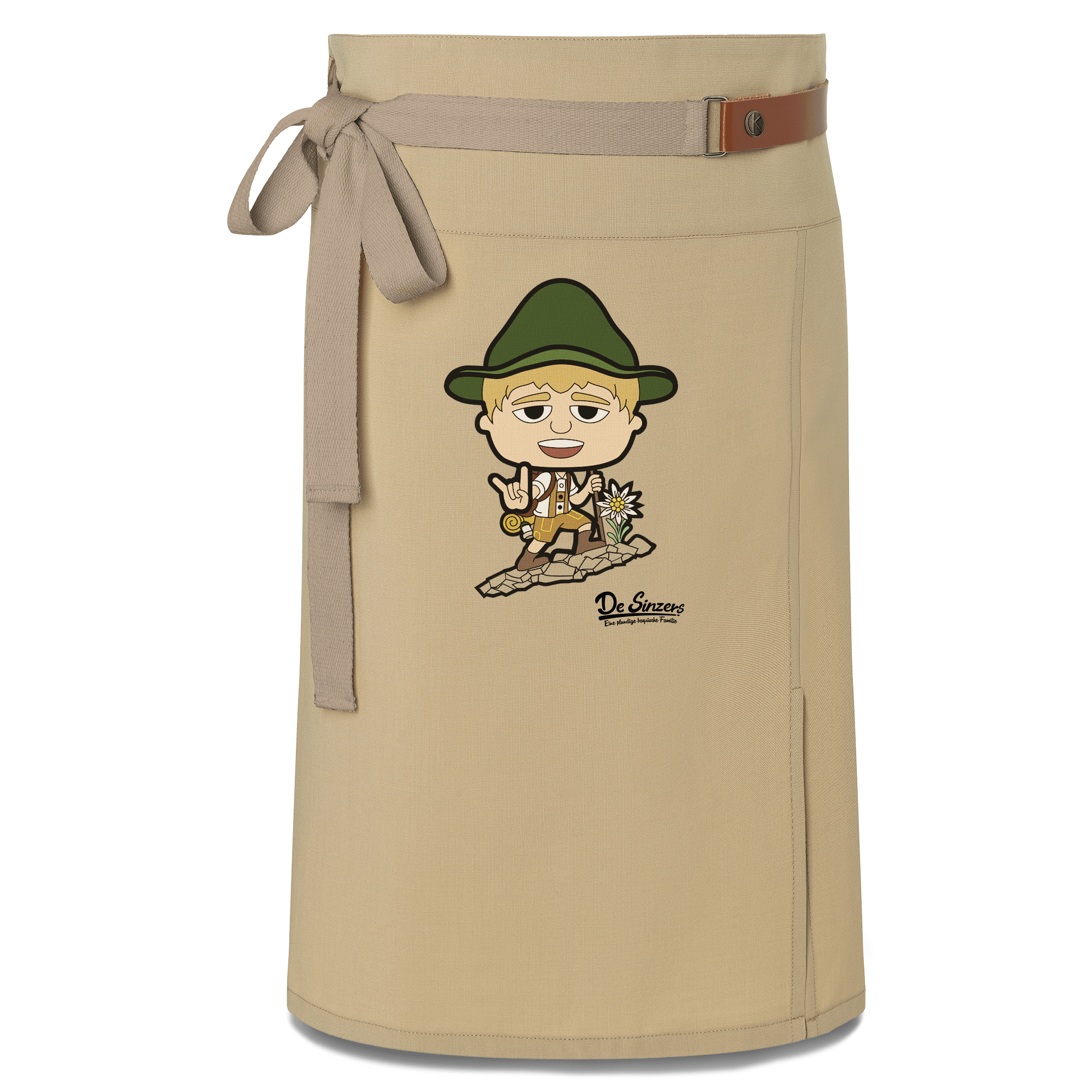 Da Jung Sinzer Bergsteiger Schuerze Vorbinder Sand Nendlberg Front