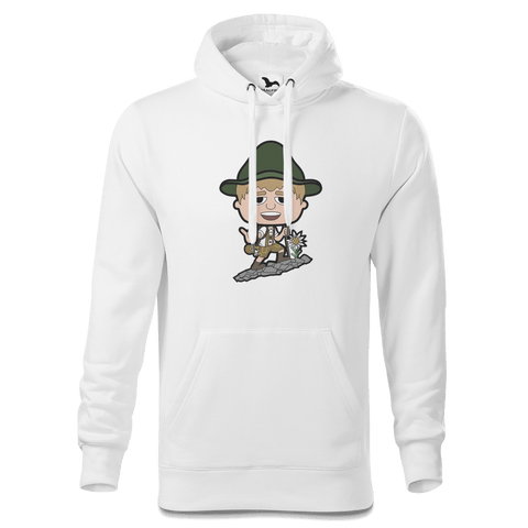 Da Jung Sinzer Bergsteiger Sweatshirt Hoody Herren Weiss Reikering Front