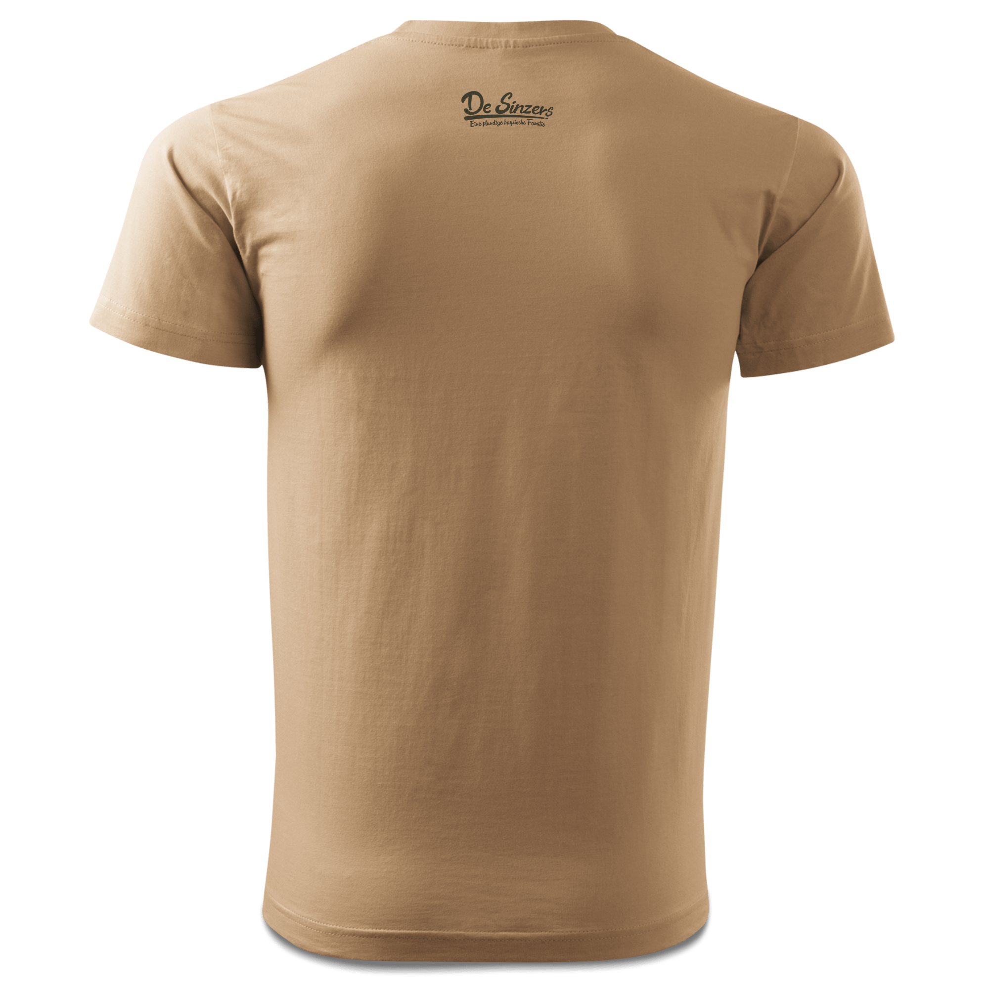 Da Jung Sinzer Bergsteiger T Shirt Herren Sand Innleiten Back