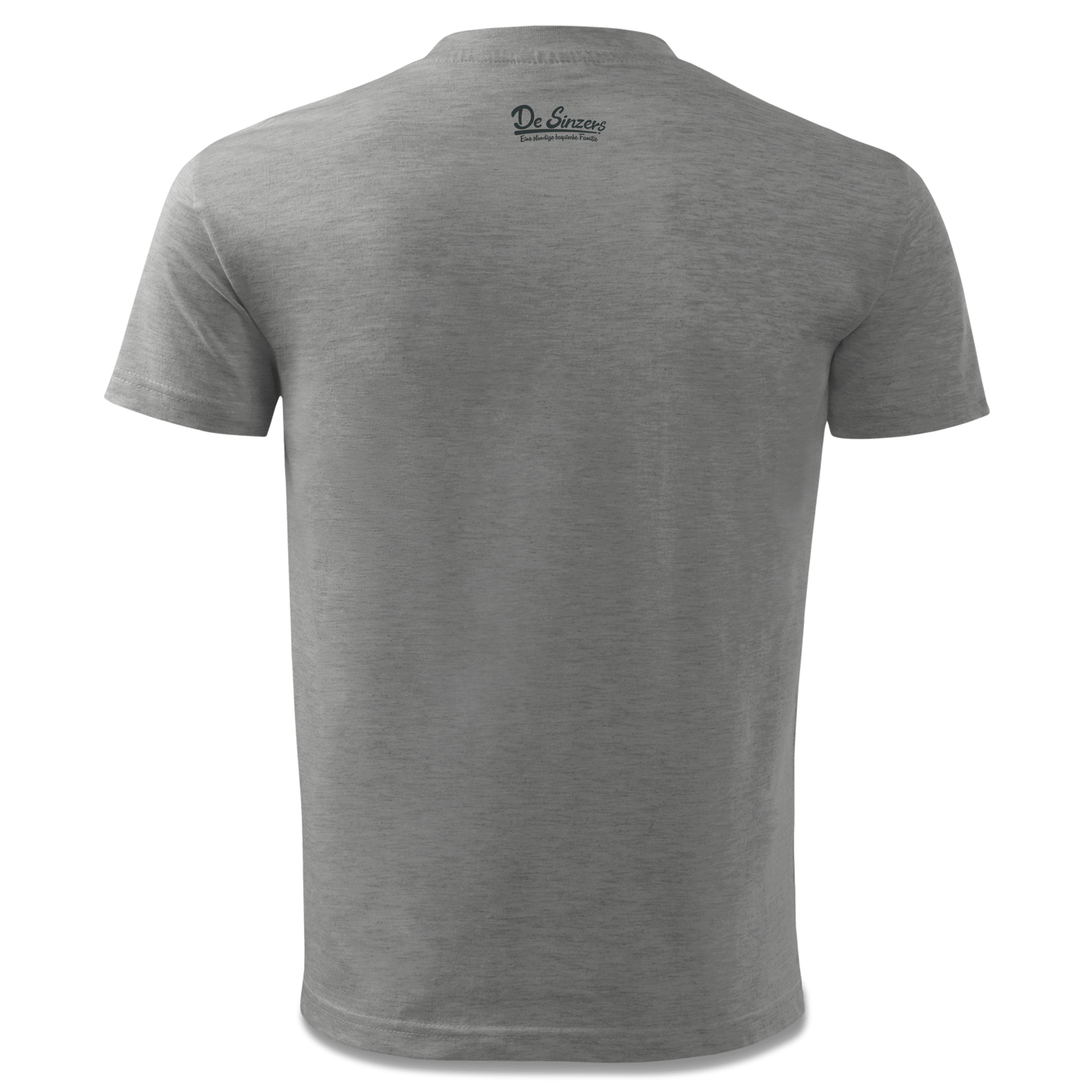 Da Jung Sinzer Bergsteiger T Shirt Kinder Grau Meliert Finkenweg Back