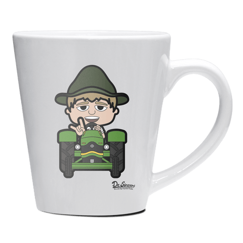 Da Jung Sinzer Bulldog Keramik Kaffeetasse 200ml Weiss Herzogstand Front