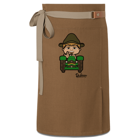 Da Jung Sinzer Bulldog Schuerze Vorbinder Braun Haidham Front