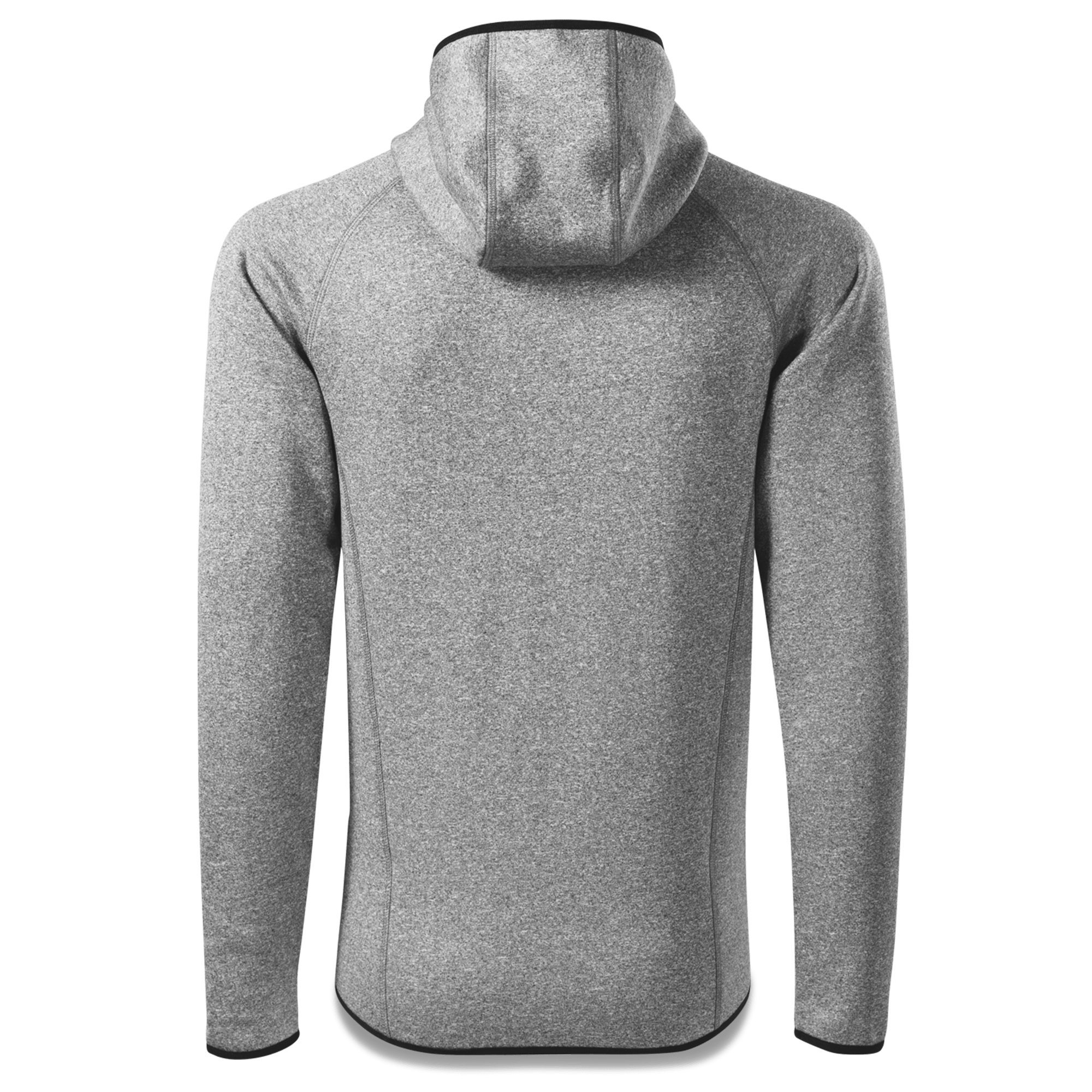 Da Jung Sinzer Goasslschnoizer Stretch Fleece Herren Grau Meliert Oed Back