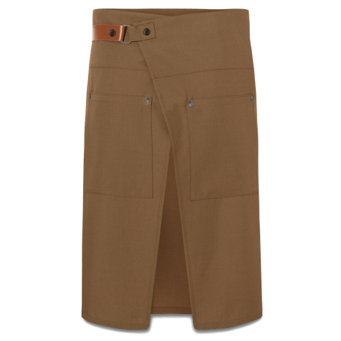 Da Jung Sinzer Griller Schuerze Vorbinder Braun Haidham Back