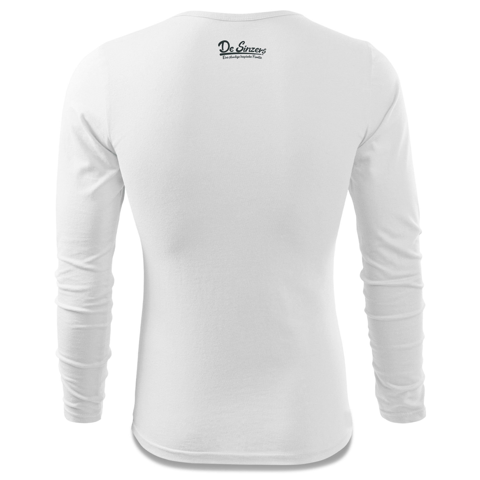 Da Jung Sinzer Grundfiguren Longsleeve Fitted Herren Weiss Kohlhaufmuehle Back