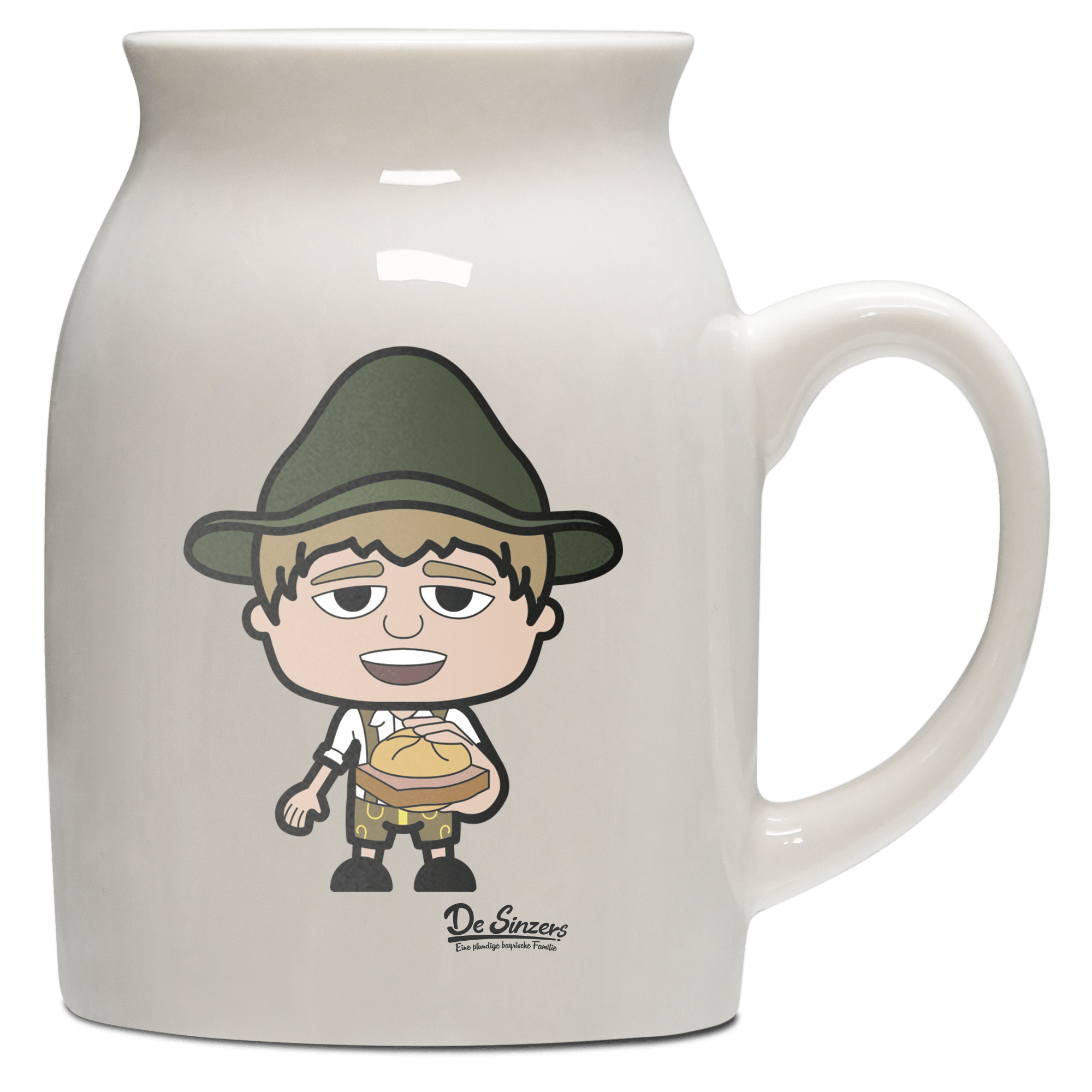 Da Jung Sinzer Leberkassemmel Milchkaennchen 320ml Altweiss Benediktenwand Front