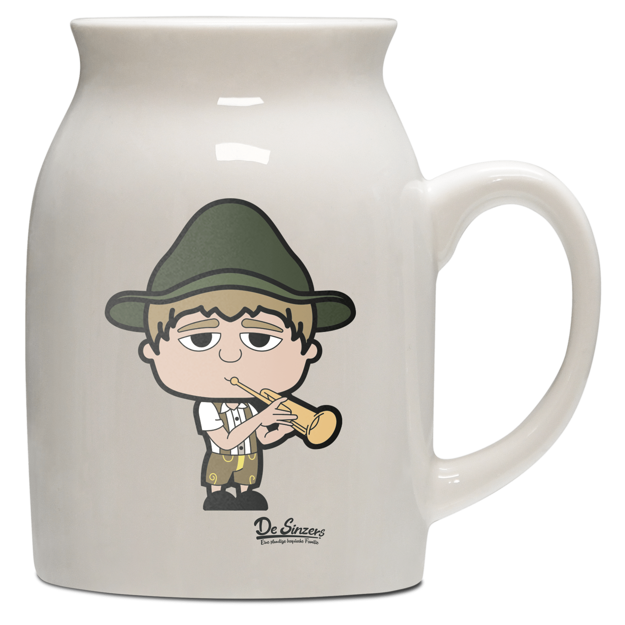 Da Jung Sinzer Musikinstrumente Milchkaennchen 320ml Altweiss Benediktenwand Front