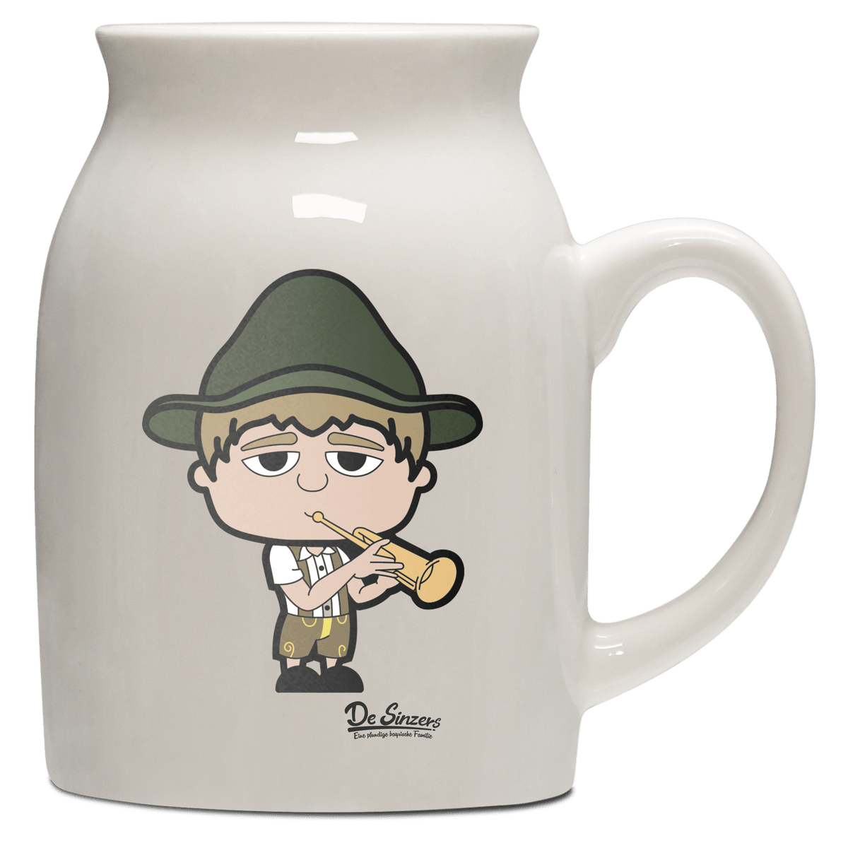 Da Jung Sinzer Musikinstrumente Milchkaennchen 320ml Altweiss Benediktenwand Front