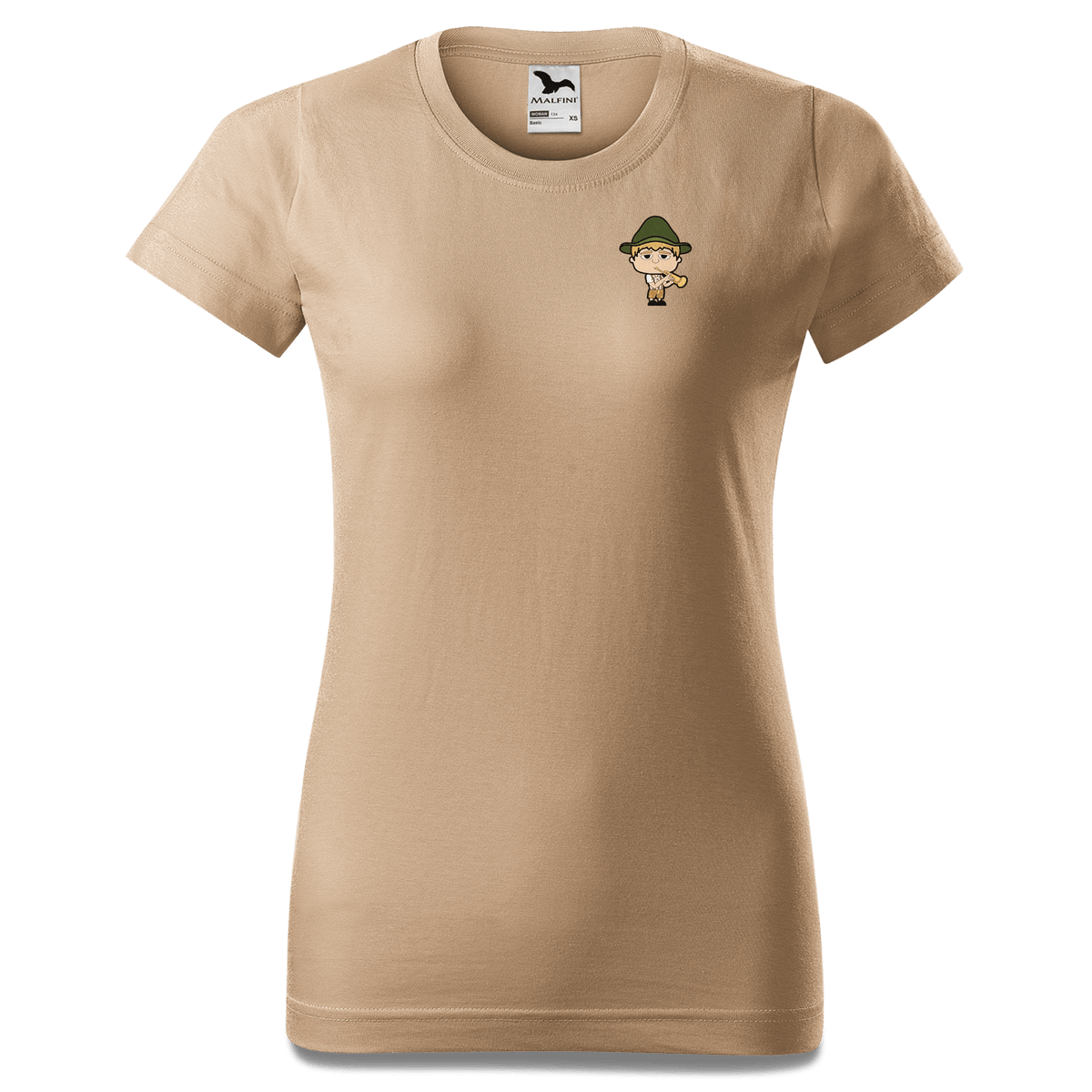 Da Jung Sinzer Musikinstrumente T Shirt Damen Sand Fussen Front