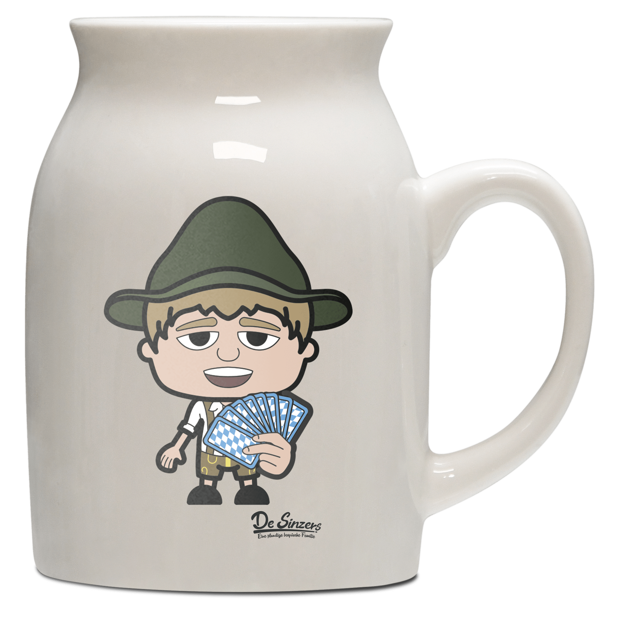 Da Jung Sinzer Schafkopfen Milchkaennchen 320ml Altweiss Benediktenwand Front