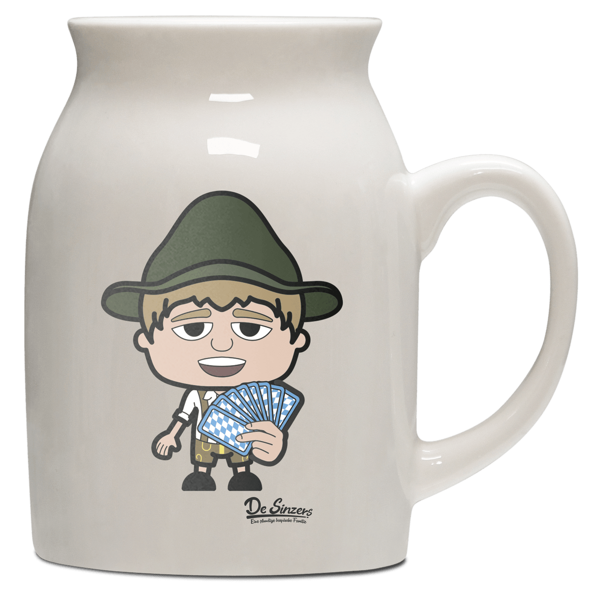 Da Jung Sinzer Schafkopfen Milchkaennchen 320ml Altweiss Benediktenwand Front