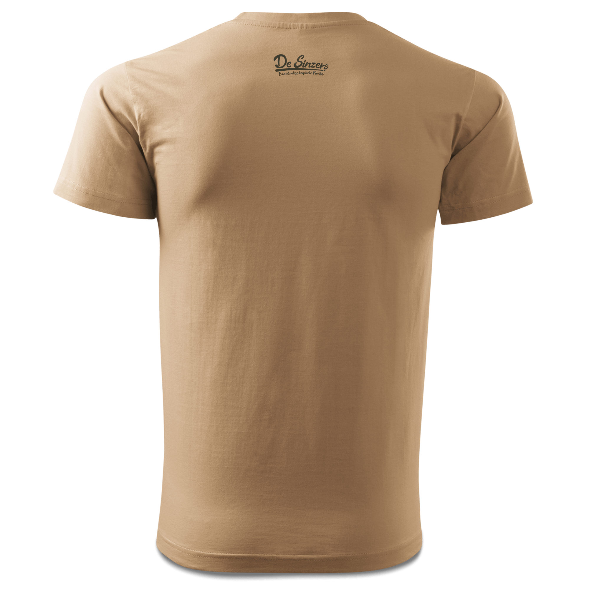 Da Jung Sinzer Schafkopfen T Shirt Herren Sand Hofmuehle Back