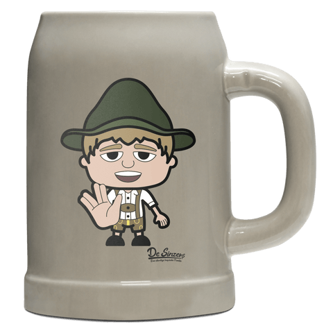 Da Jung Sinzer Star Trek Fingers Bierkrug 500ml Grau Watzmann Front