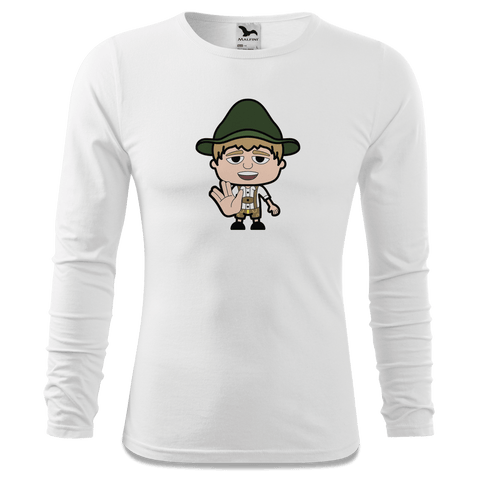 Da Jung Sinzer Star Trek Fingers Longsleeve Fitted Herren Weiss Hoehensteig Front