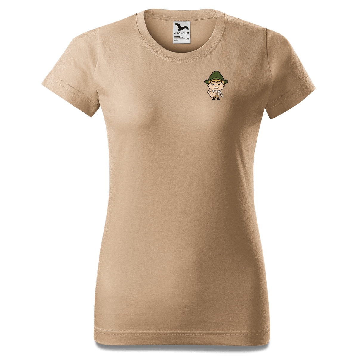 Da Jung Sinzer Star Trek Fingers T Shirt Damen Sand Fussen Front