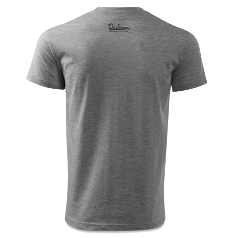 Da Jung Sinzer Star Trek Fingers T Shirt Herren Grau Meliert Hofau Back