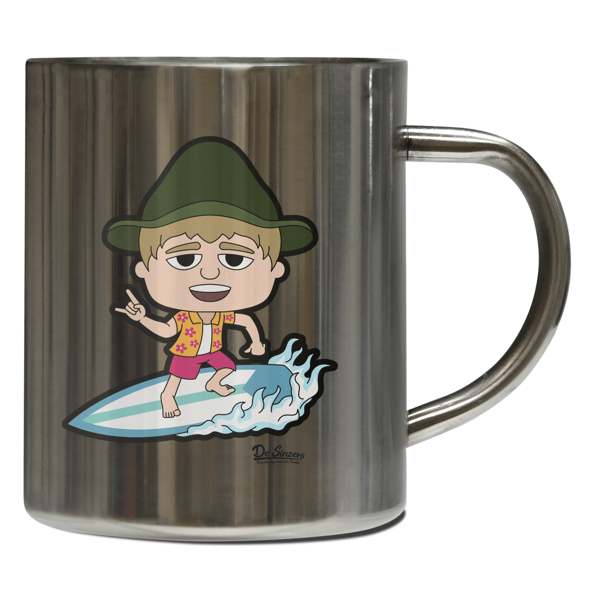 Da Jung Sinzer Summer Edition Edelstahl Kaffeetasse 400ml Grosser Arber Front