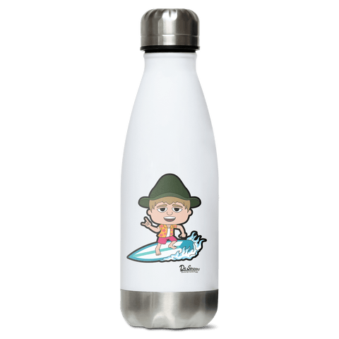 Da Jung Sinzer Summer Edition Edelstahl Thermoflasche 350ml Weiss Silber Kreuzspitze Front