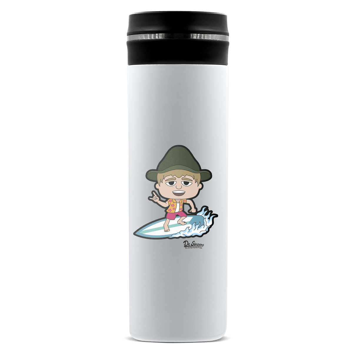 Da Jung Sinzer Summer Edition Edelstahl Thermoflasche 450ml Weiss Geigelstein Front