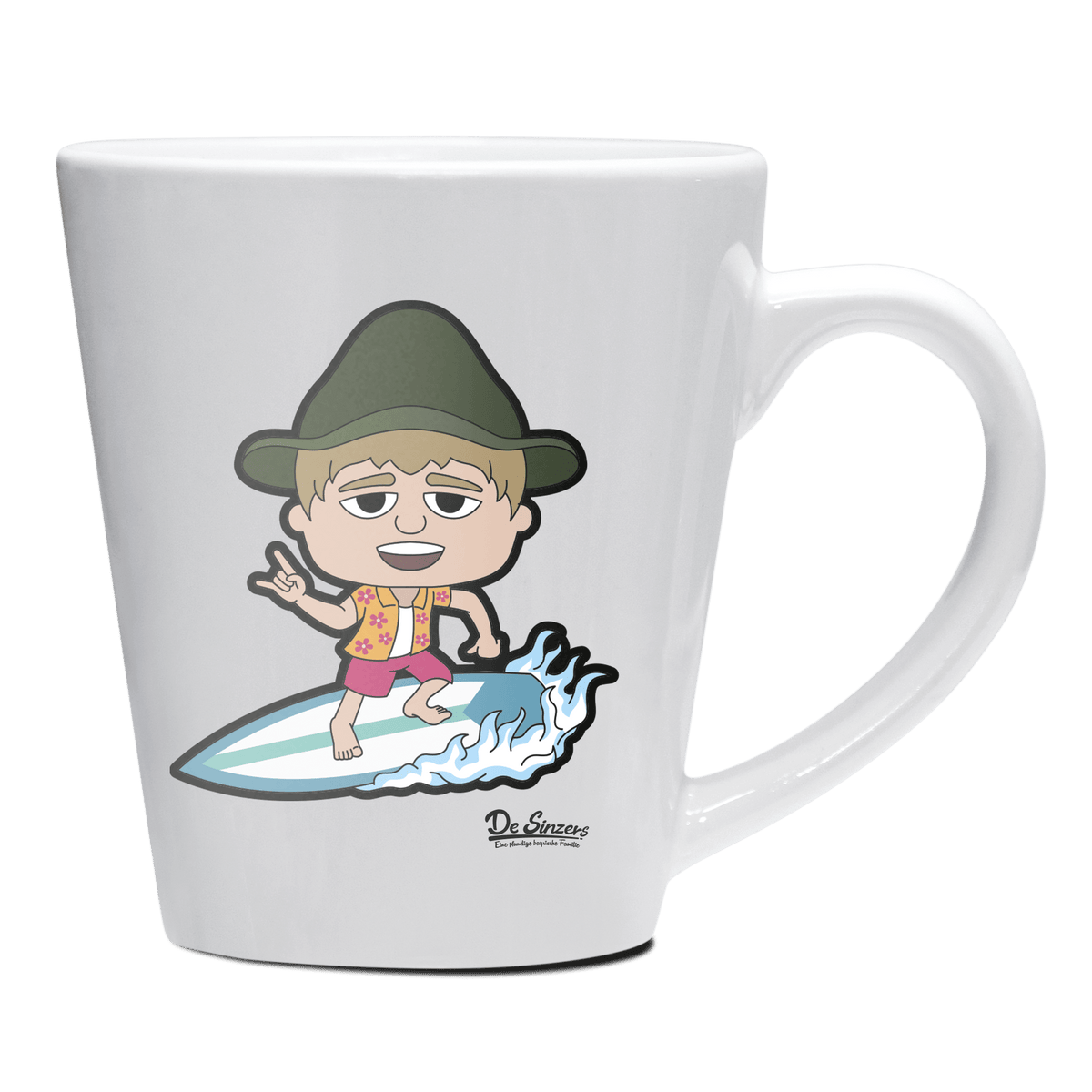 Da Jung Sinzer Summer Edition Keramik Kaffeetasse 200ml Weiss Herzogstand Front